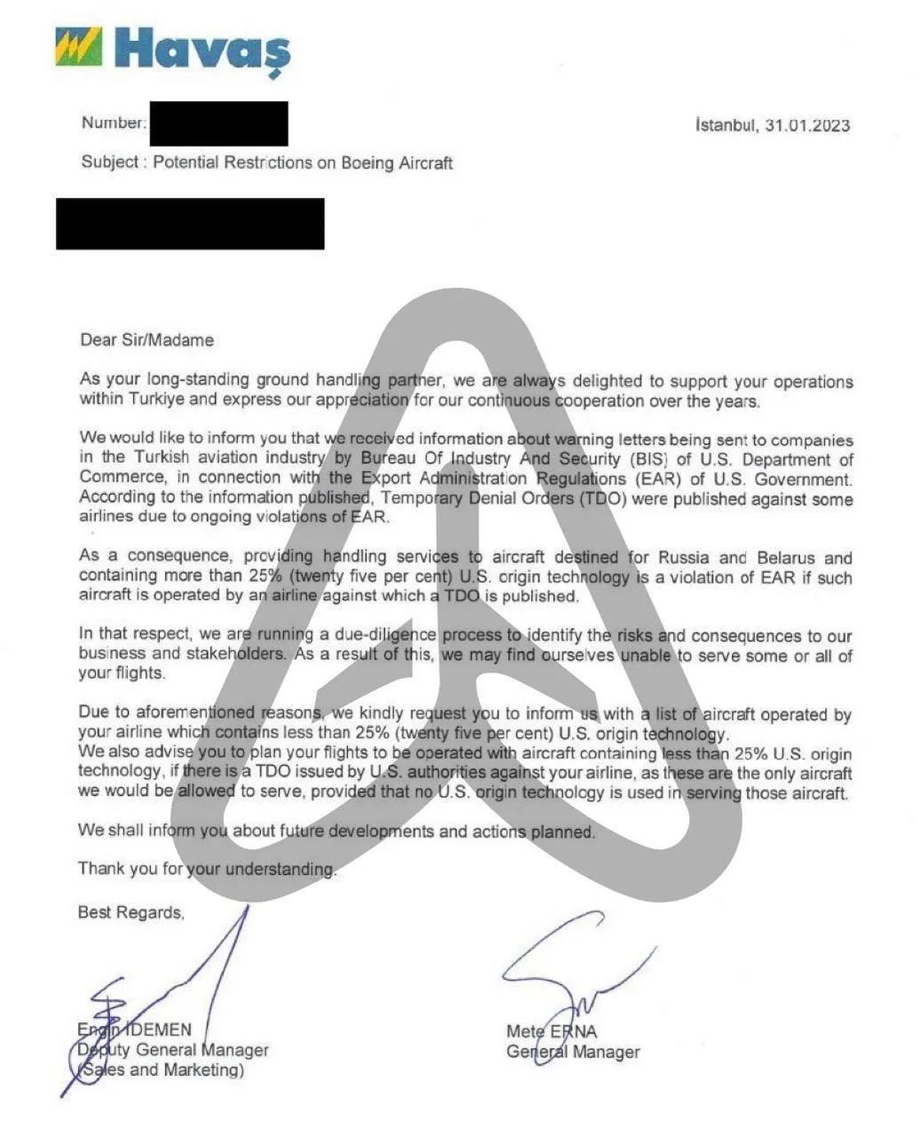 Туреччина готується закрити свої аеропорти для російських авіакомпаній, які літають на ’’підсанкційних’’ літаках американського виробництва. dqxikeidqxidqrant