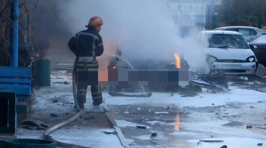 В Энергодаре подорвали авто местного коллаборанта, предатель ликвидирован: оккупанты заявили о ’’теракте’’. Фото и видео