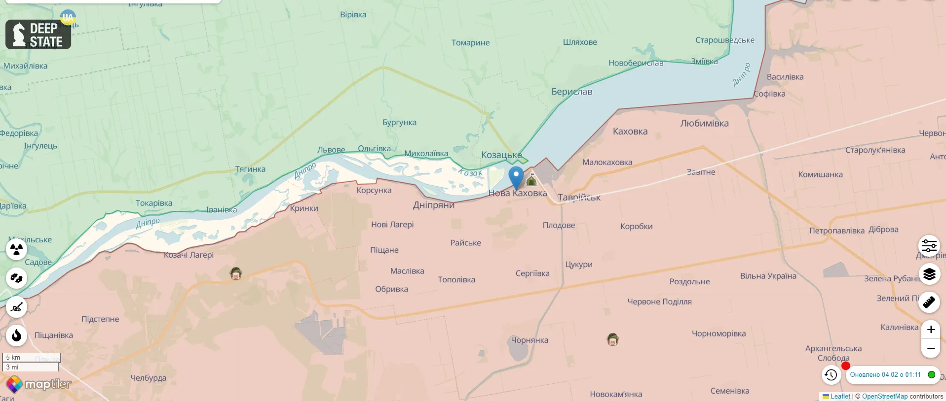 В Новой Каховке ’’бавовна’’ посетила яхт-клуб, который облюбовали оккупанты для отдыха. Фото и видео