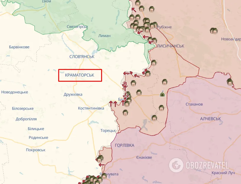 Краматорськ на карті dqxikeidqxidqeant