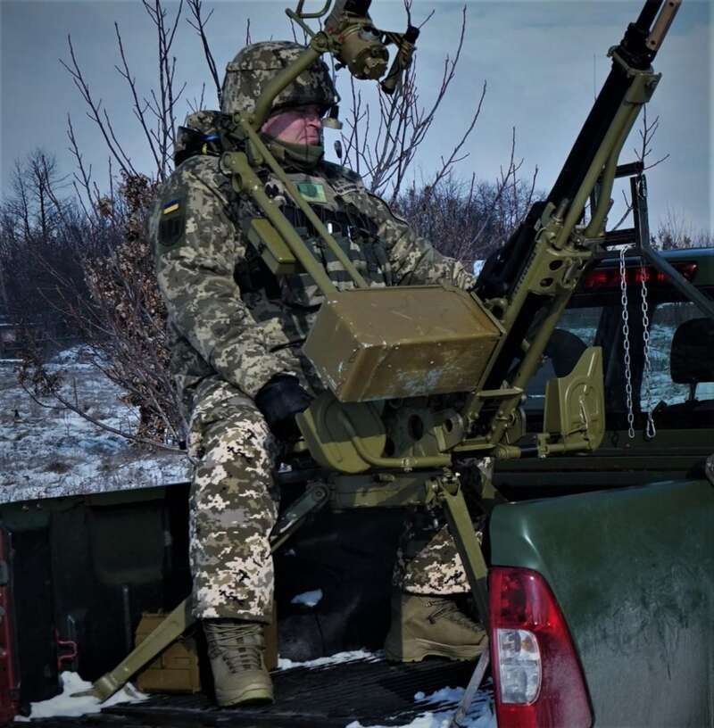 Фото Мобильная огневая группа Сухопутных войск ВСУ 09 февраля 2023