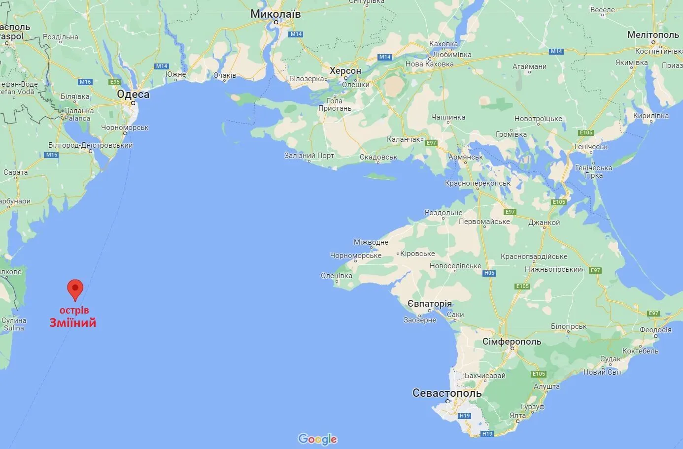 Оккупанты ночью сбросили четыре авиабомбы на остров Змеиный dqxikeidqxidqeant