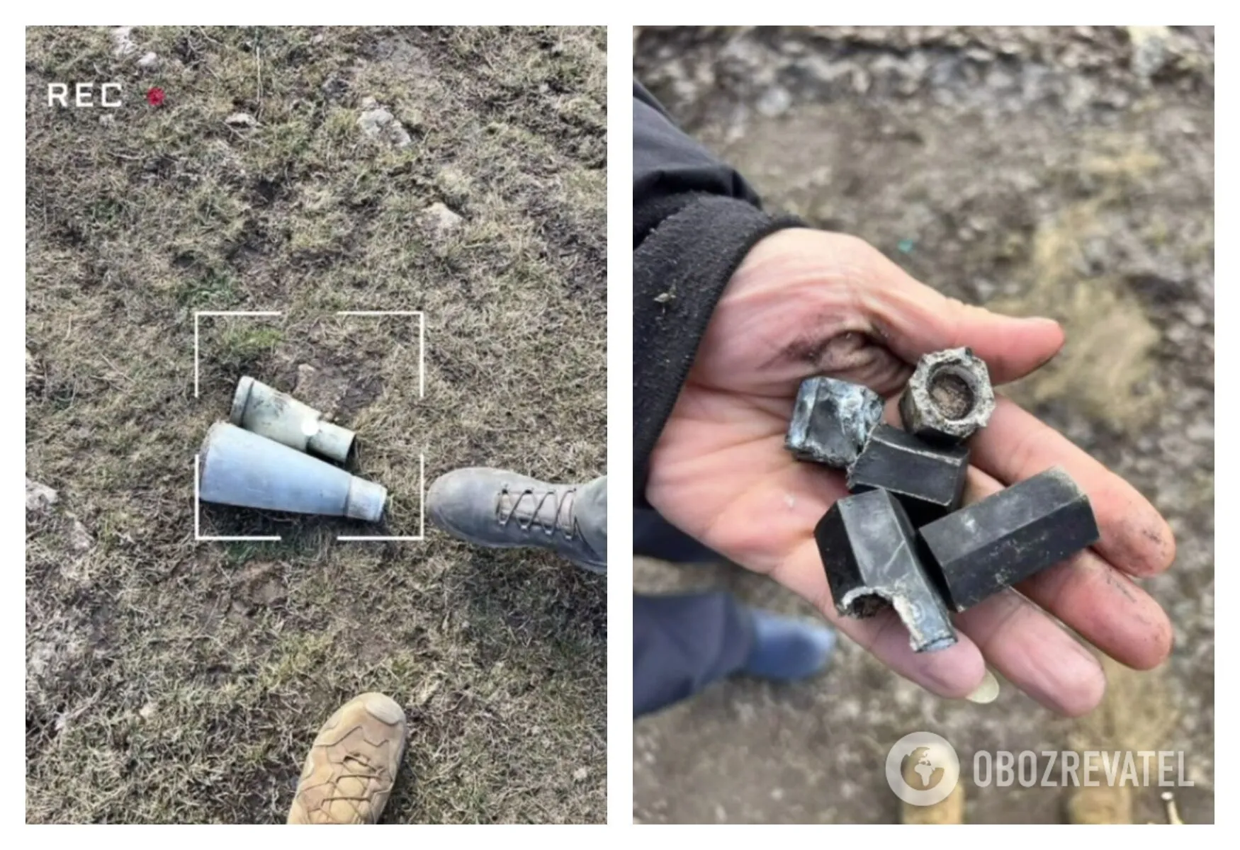 Фрагменти снарядів