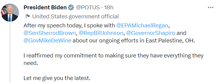 Байден обвинил Трампа в аварии поезда с химикатами в Огайо dqxikeidqxidqrant