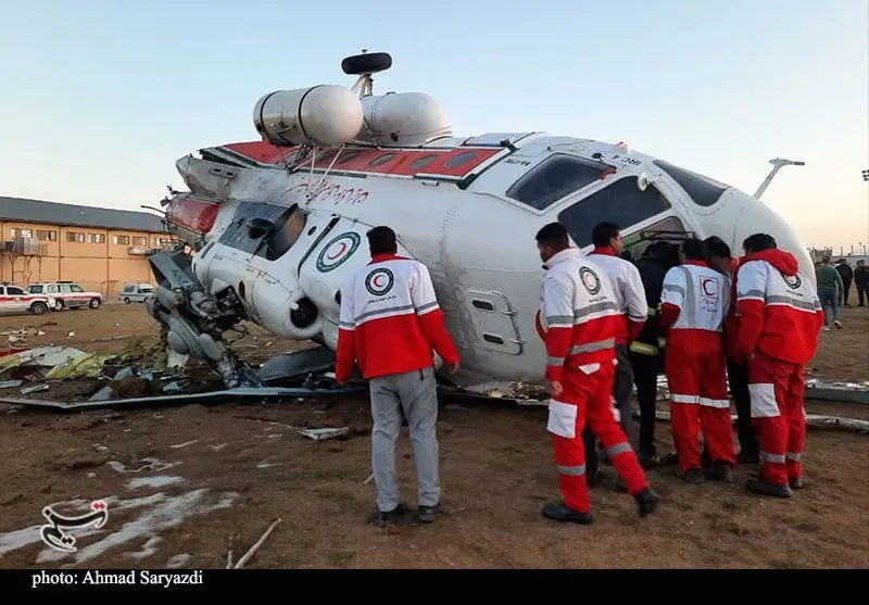 В Иране разбился вертолет с министром спорта. Фото, видео