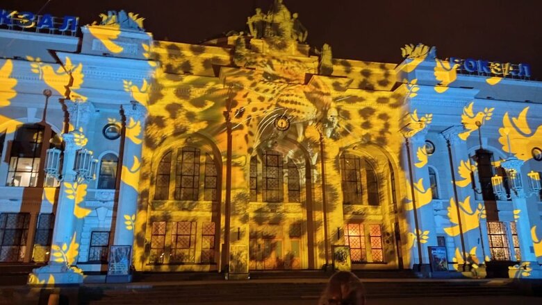 Художник из Швейцарии Хофштеттер подсветил здания в Одессе 01 dqxikeidqxidqrant