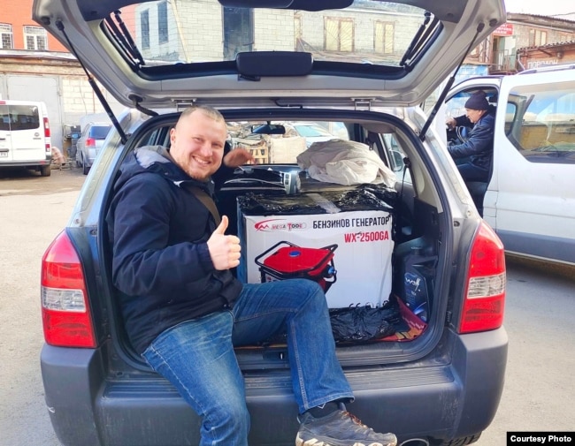 Юрий Фанигин, волонтер из Днепра