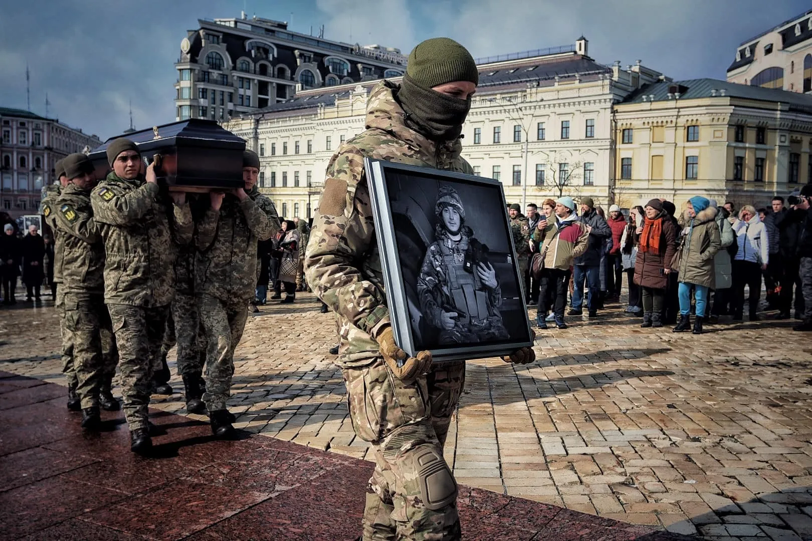 В Киеве прощаются с героями-разведчиками ’’Святошей’’, ’’Аполлоном’’, ’’Непейпивом’’ и ’’Тарасием’’. Фото и видео dqxikeidqxidqrant