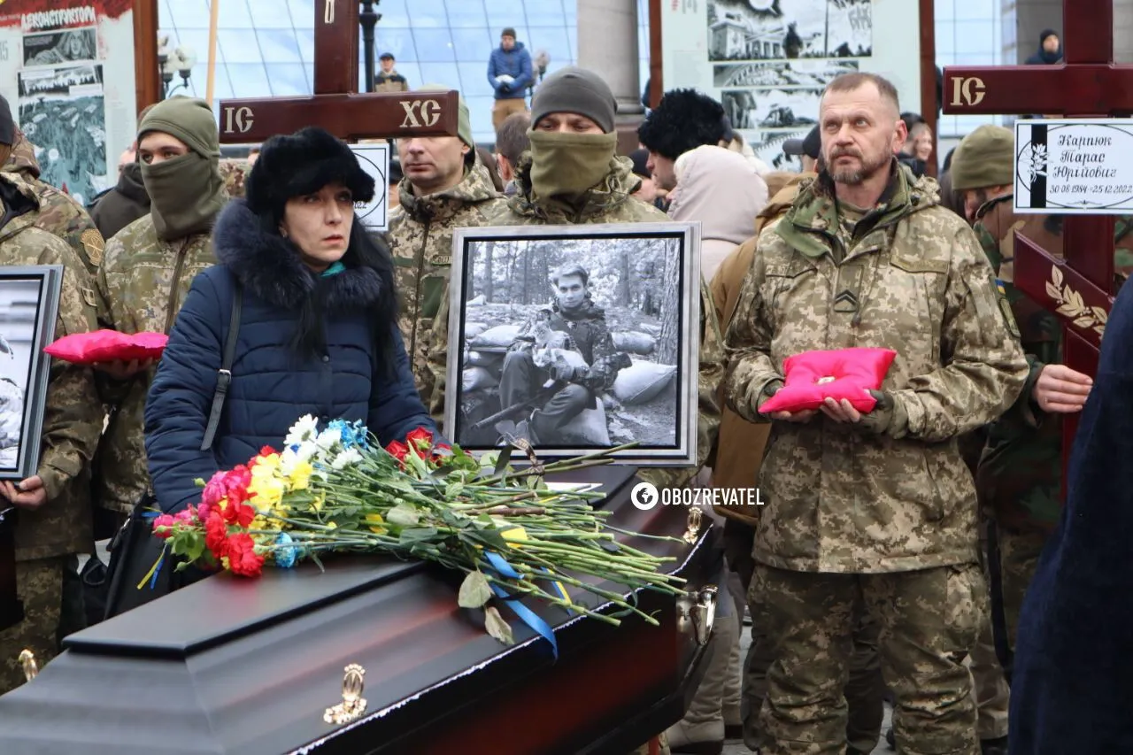 В Киеве прощаются с героями-разведчиками ’’Святошей’’, ’’Аполлоном’’, ’’Непейпивом’’ и ’’Тарасием’’. Фото и видео