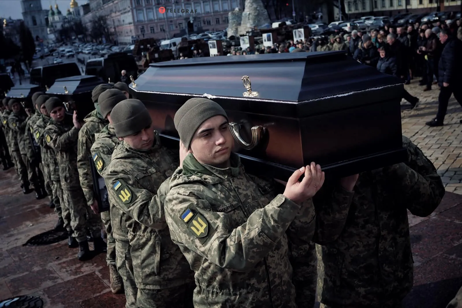 В Киеве прощаются с героями-разведчиками ’’Святошей’’, ’’Аполлоном’’, ’’Непейпивом’’ и ’’Тарасием’’. Фото и видео