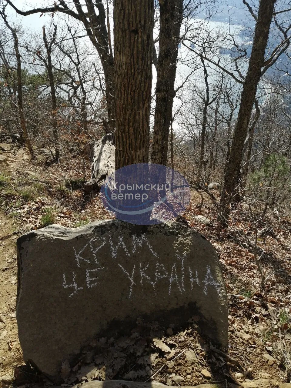 ’’Крим – це Україна’’: партизани на півострові передали ’’привіт’’ окупантам. Фото