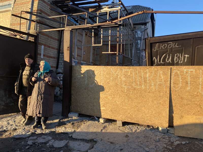 Мешканці Руської Лозової Микола й Любов