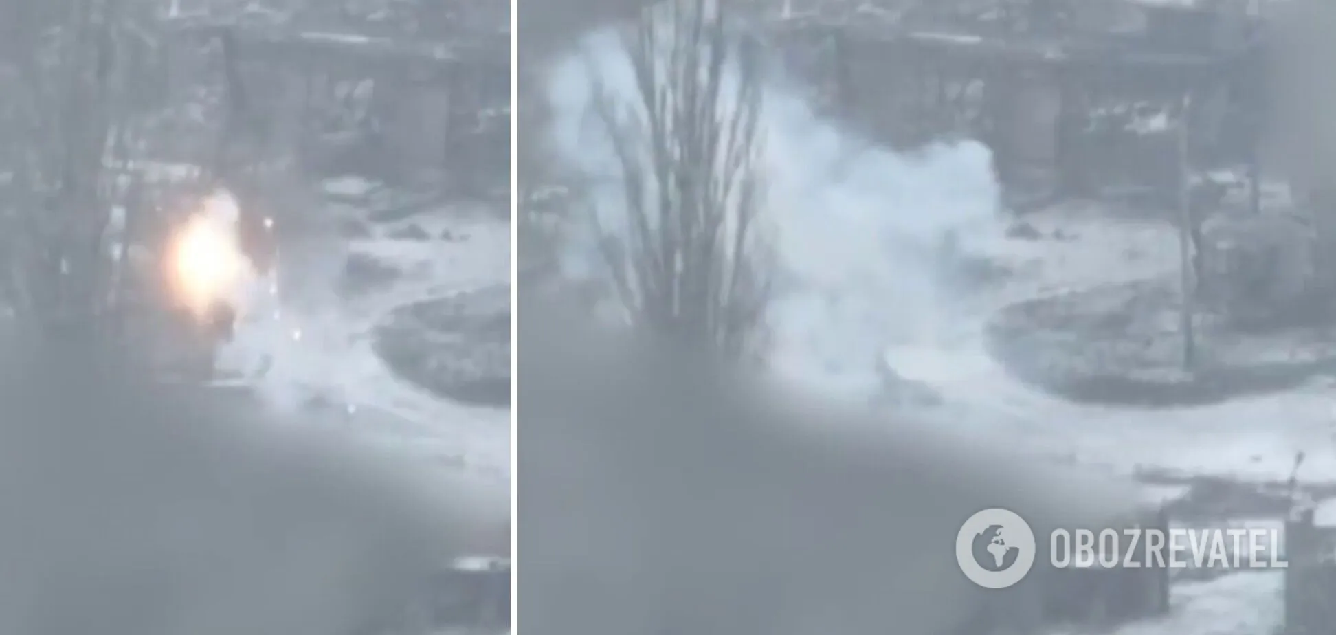 Воїни ЗСУ точно відпрацювали за позицією окупантів та знищили ворожий склад БК. Відео dqxikeidqxidqeant