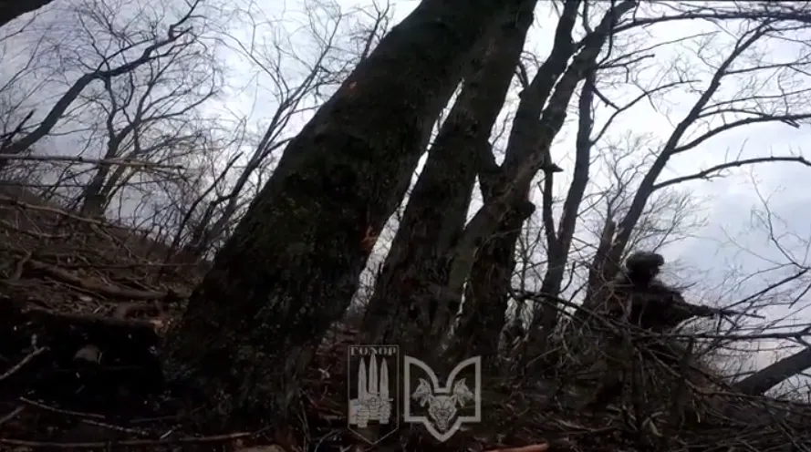 Бійці батальйону ’’Вовки Да Вінчі’’ взяли штурмом позицію ’’вагнерівців’’ під Бахмутом. Відео від першої особи