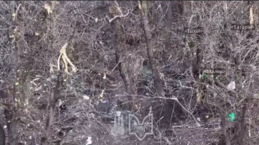 Бійці батальйону ’’Вовки Да Вінчі’’ взяли штурмом позицію ’’вагнерівців’’ під Бахмутом. Відео від першої особи