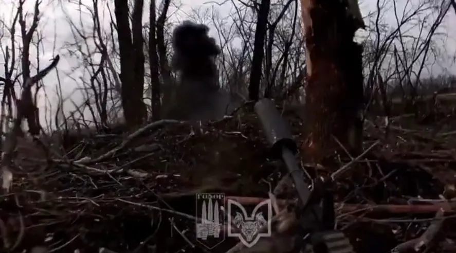 Бійці батальйону ’’Вовки Да Вінчі’’ взяли штурмом позицію ’’вагнерівців’’ під Бахмутом. Відео від першої особи