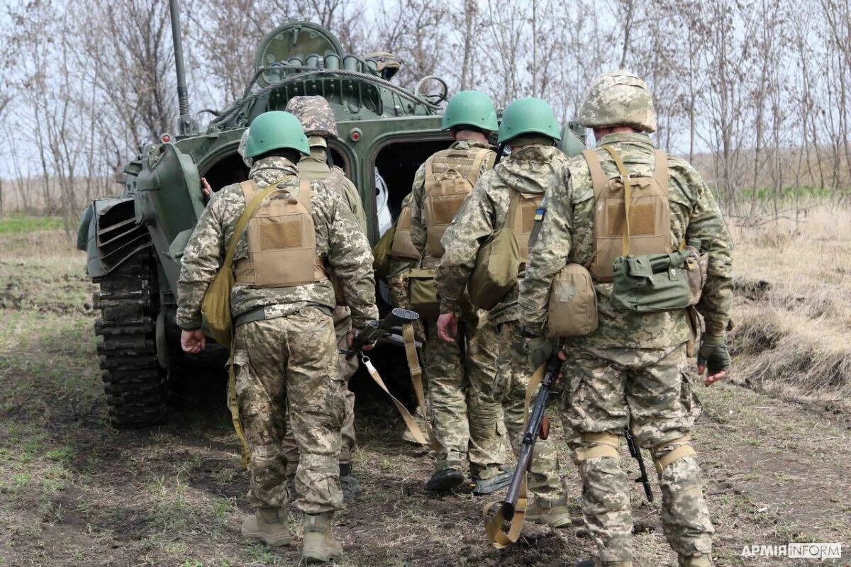 Тренировка морской пехоты ВСУ