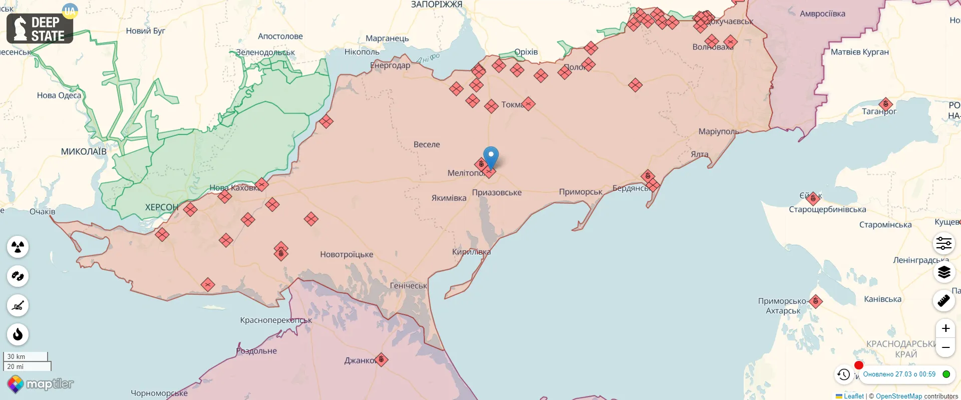 Постраждали десятки окупантів: випливли нові деталі потужного "хлопка" в Мелітополі dqxikeidqxidqrant