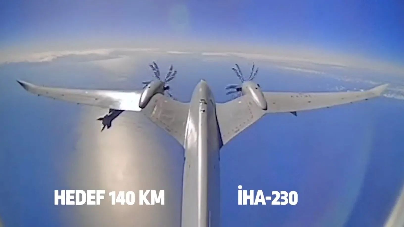 Турецький безпілотник AKINCI з українським двигуном вразив ціль у 140 км: фантастичні кадри