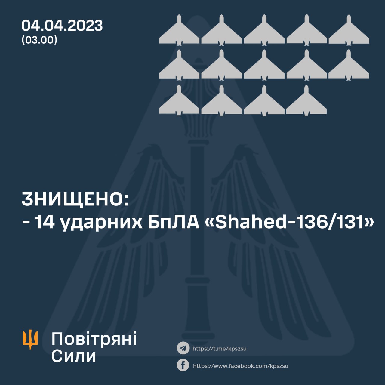 Ночной удар по Одессе: войска РФ запустили 17 "шахедов", большую часть сбили dqxikeidqxidqrant