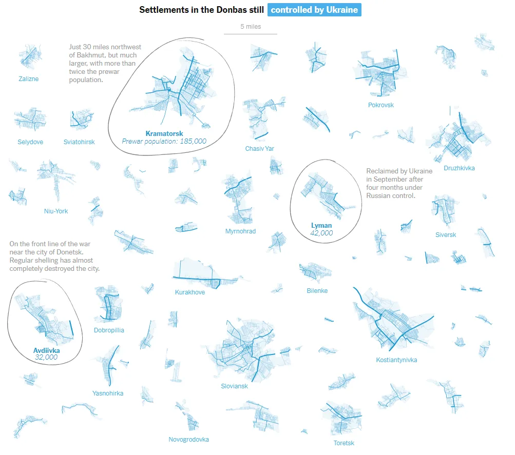 Наступ окупантів захлинувся: NYT на картах показала провал планів Кремля щодо захоплення України