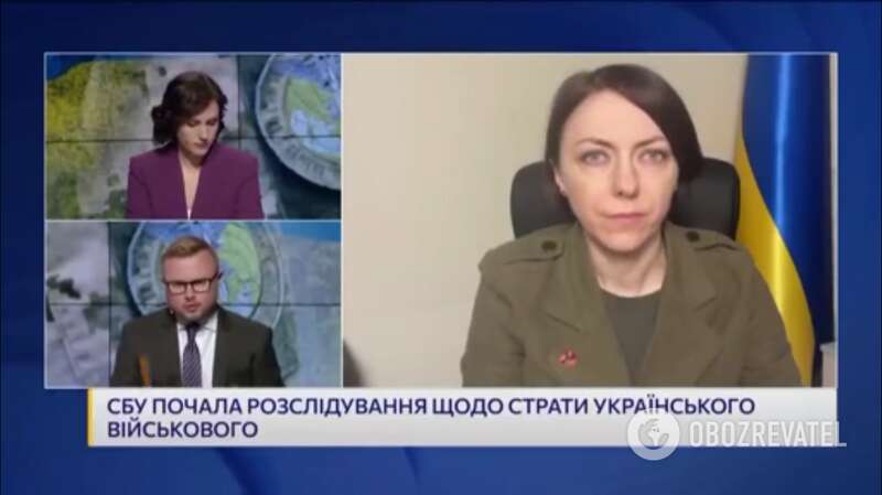 Анна Маляр в ефірі телевізійного новинного марафону dqxikeidqxidqeant