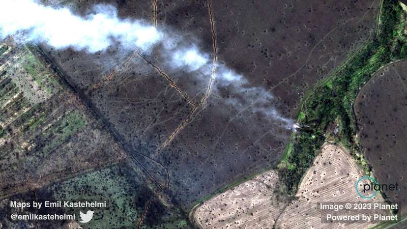 Біля Бахмута тривають надважкі бої: опубліковано супутникові знімки