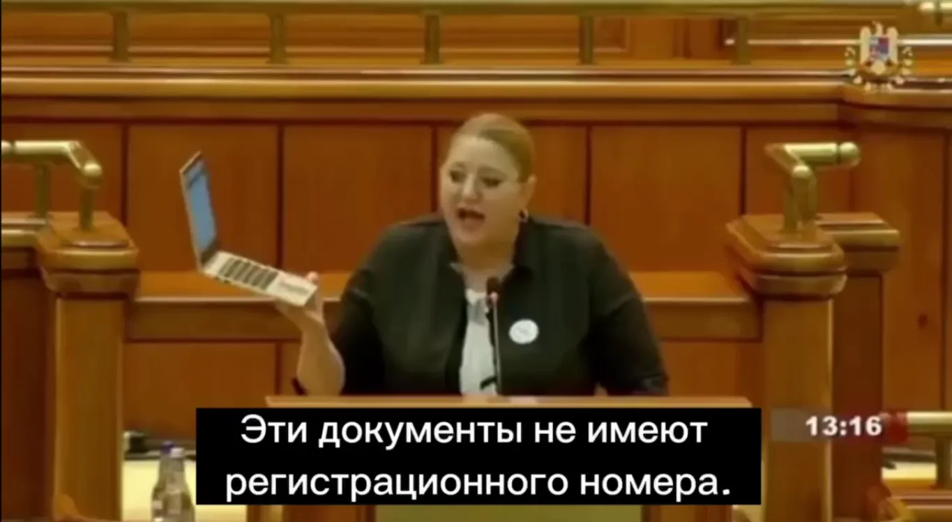 Диана Шошоаке за трибуной dqxikeidqxidqrant