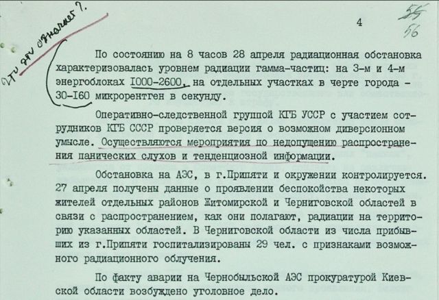 ЧАЭС в архивах КГБ