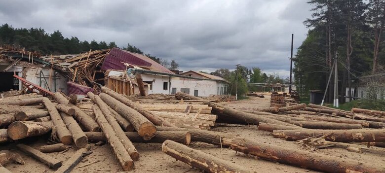 Последствия вражеских обстрелов Черниговщины 03