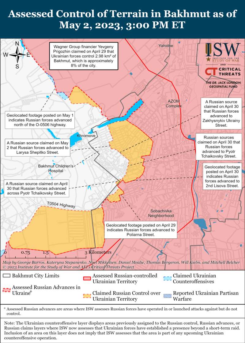 ЗСУ успішно контратакували біля Авдіївки: карти боїв від ISW