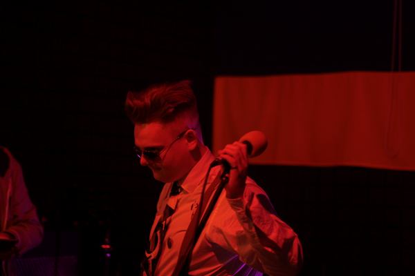 Фридрих Швальбе во время выступления в Харькове