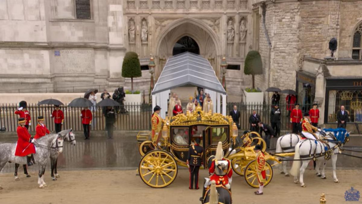 Церемонія коронації Чарльза ІІІ / скріншот