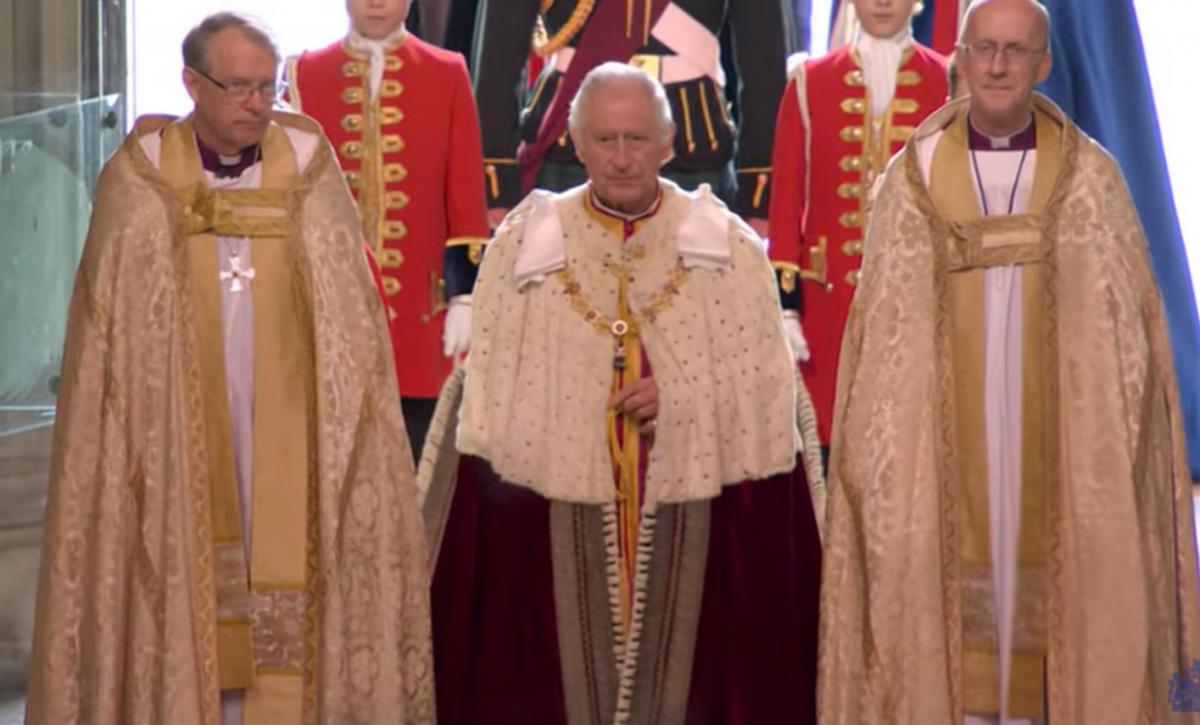 Церемонія коронації Чарльза ІІІ / скріншот