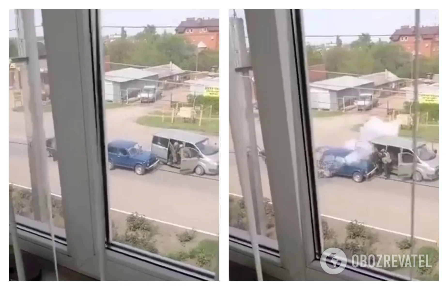 Вибух авто в Єйську на Мічуріна dqxikeidqxidqeant