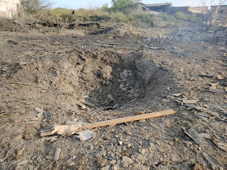 Последствия обстрела Берислава российской авиацией, – ОВА 04