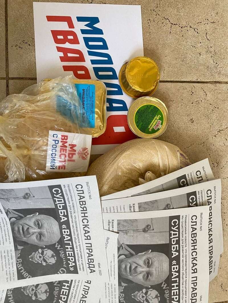 Прострочені консерви та газети з пропагандою: в мережі показали "гумдопомогу" від загарбників dqxikeidqxidqrant