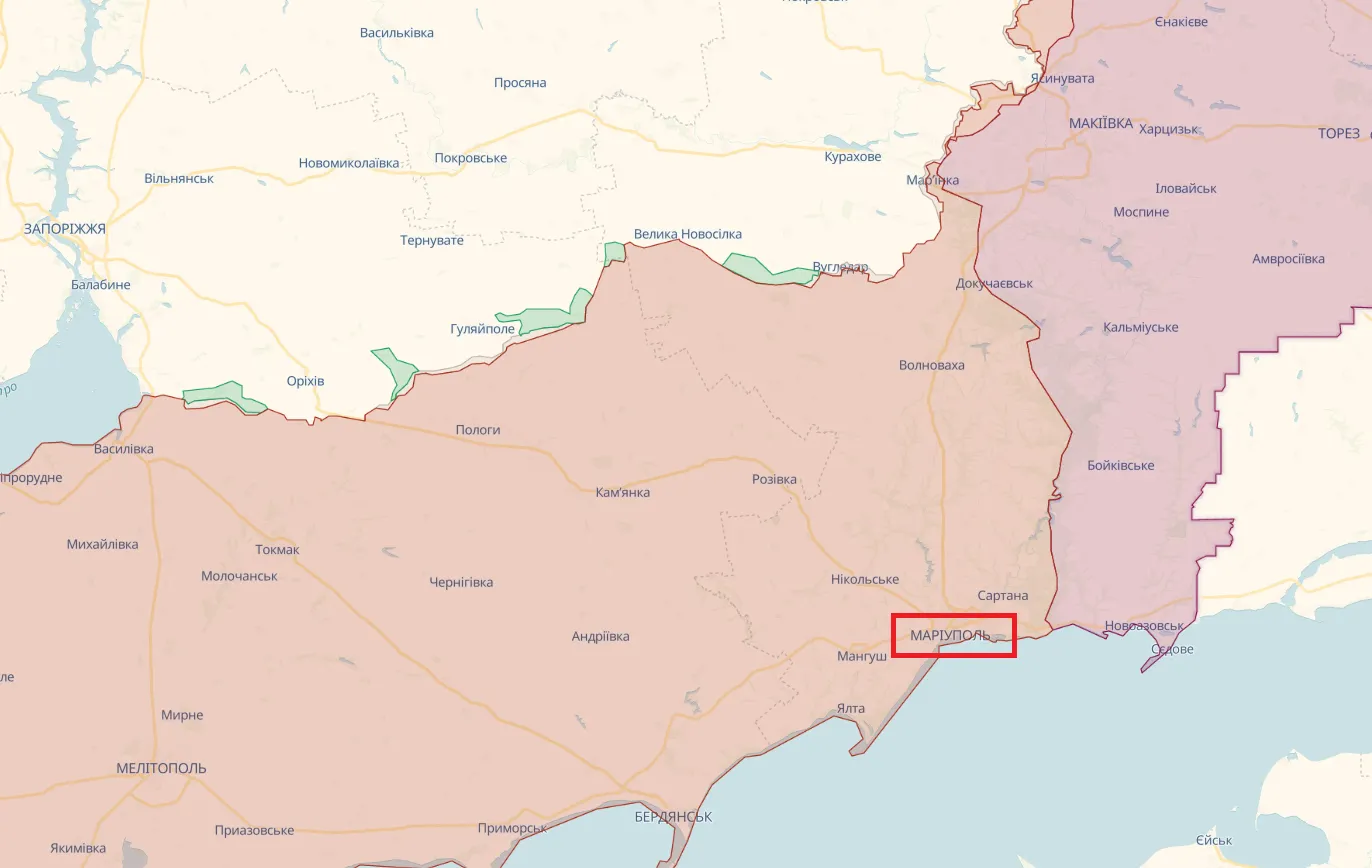 Війська РФ масово перекидають техніку на північ Маріупольського району. Відео