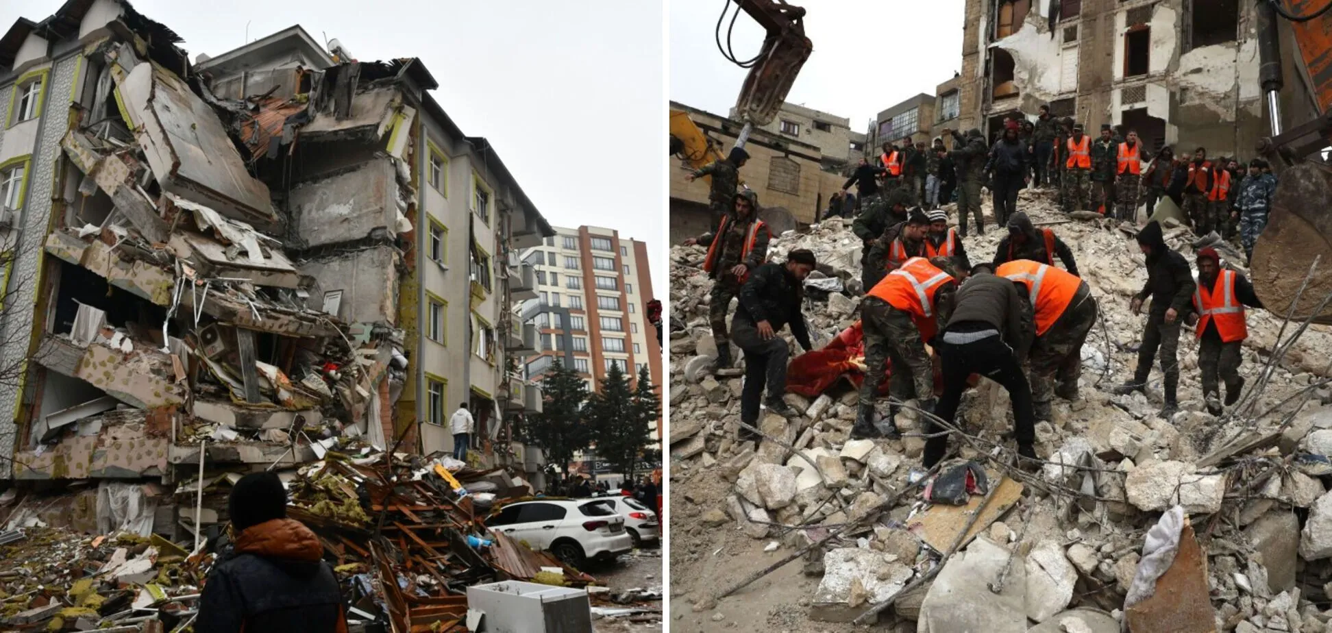 В Сирии спустя 3 месяца после землетрясения из-под завалов достали живого мужчину. Фото