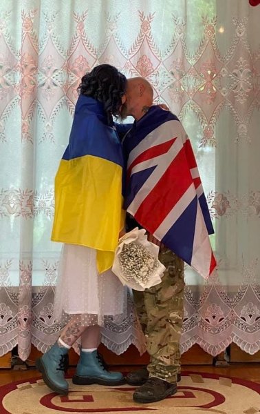 весілля, українка, англієць, волонтери