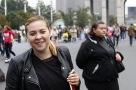 Светлана Курицына на ВДНХ