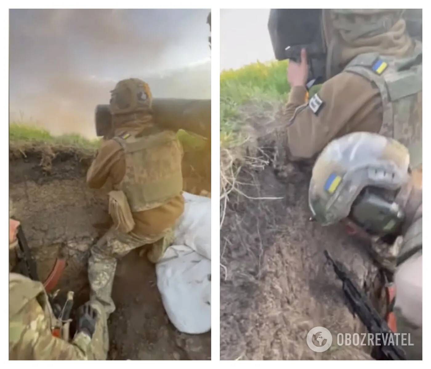 Украинский воин ждал удобного момента, чтобы выстрелить во враждебную цель dqxikeidqxidqeant