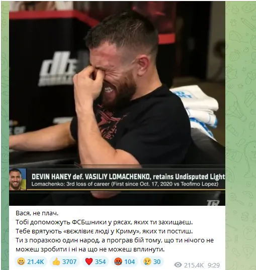 "ФСБшники в рясах". Стерненко объяснил поражение Ломаченко dqxikeidqxidqrant