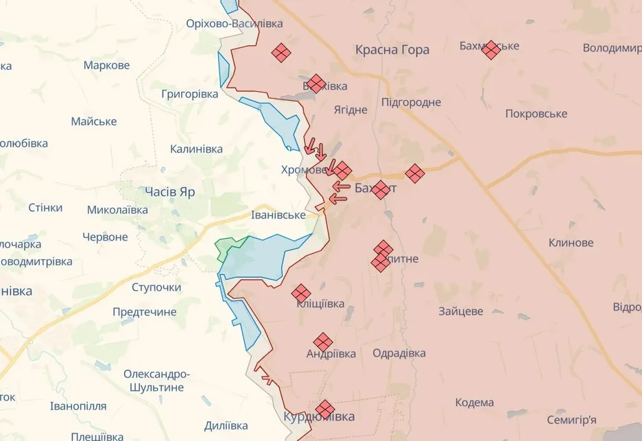 На Бахмутському напрямку ЗСУ просунулися ща на 200-400 метрів, – Череватий dqxikeidqxidqrant