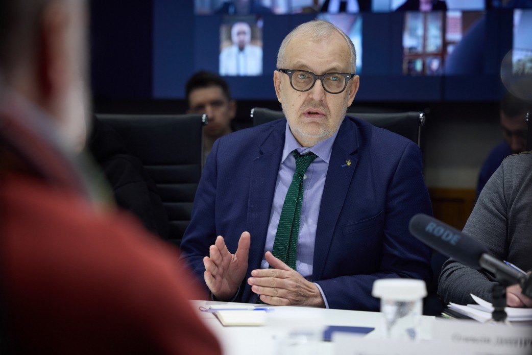 Юрий Макаров во время встречи 9 марта 2023