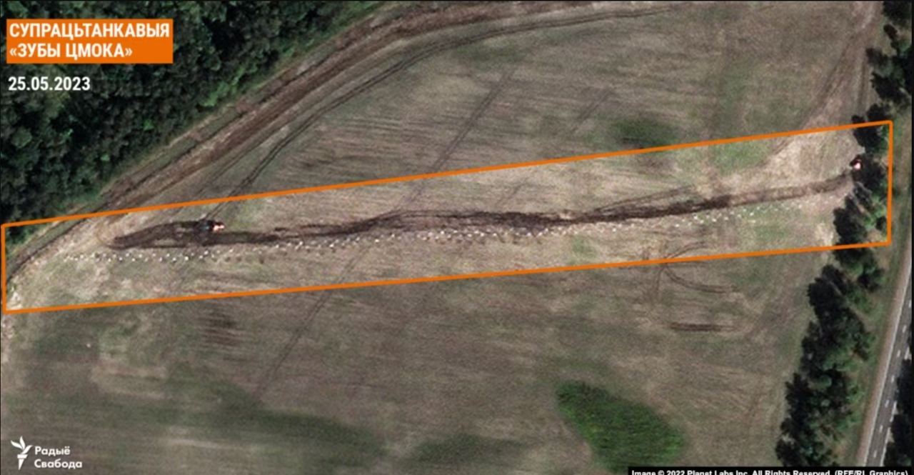 "Зуби дракона" під білоруським Гомелем простяглися на два кілометри (супутникові знімки)