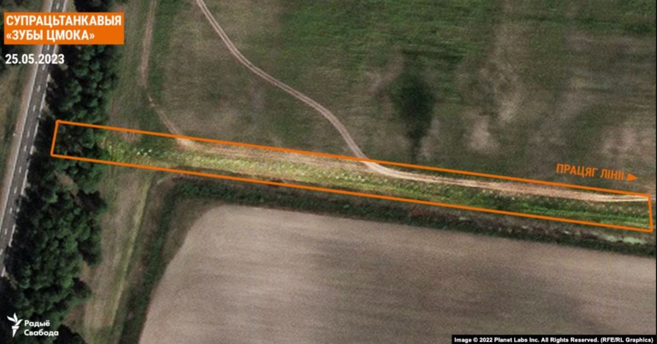 "Зуби дракона" під білоруським Гомелем простяглися на два кілометри (супутникові знімки)