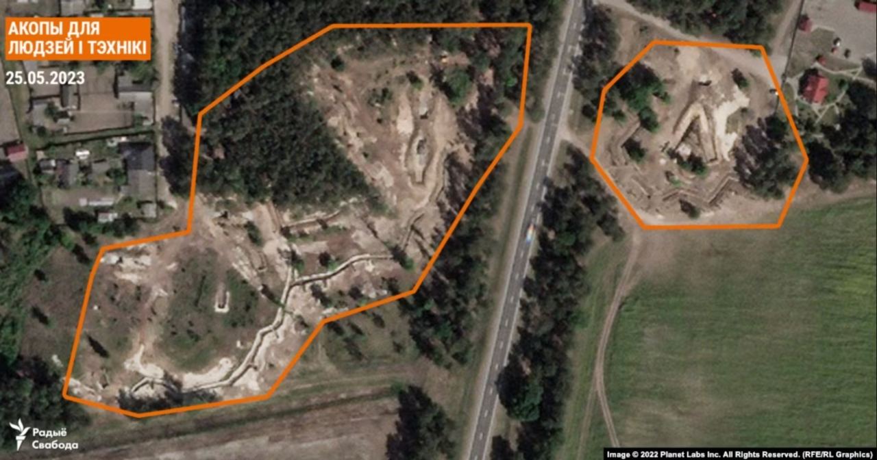 "Зуби дракона" під білоруським Гомелем простяглися на два кілометри (супутникові знімки)