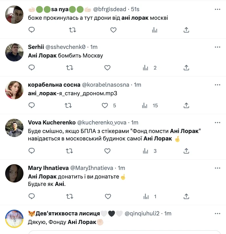 Ані Лорак та Філіпу Кіркорову подякували за атаку дронів на Москву: мережа вибухнула коментарями. Фото