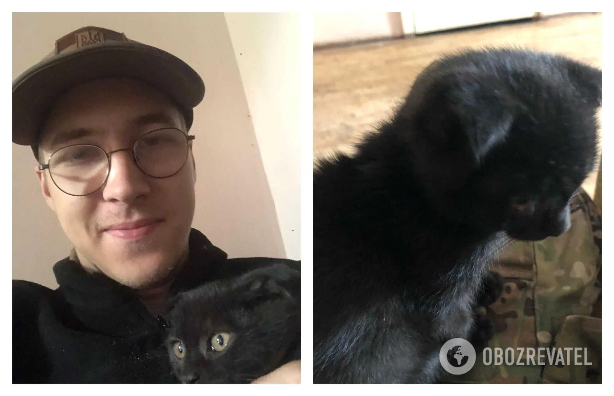 Воїн ділився фотографіями у військовій формі та з котиками